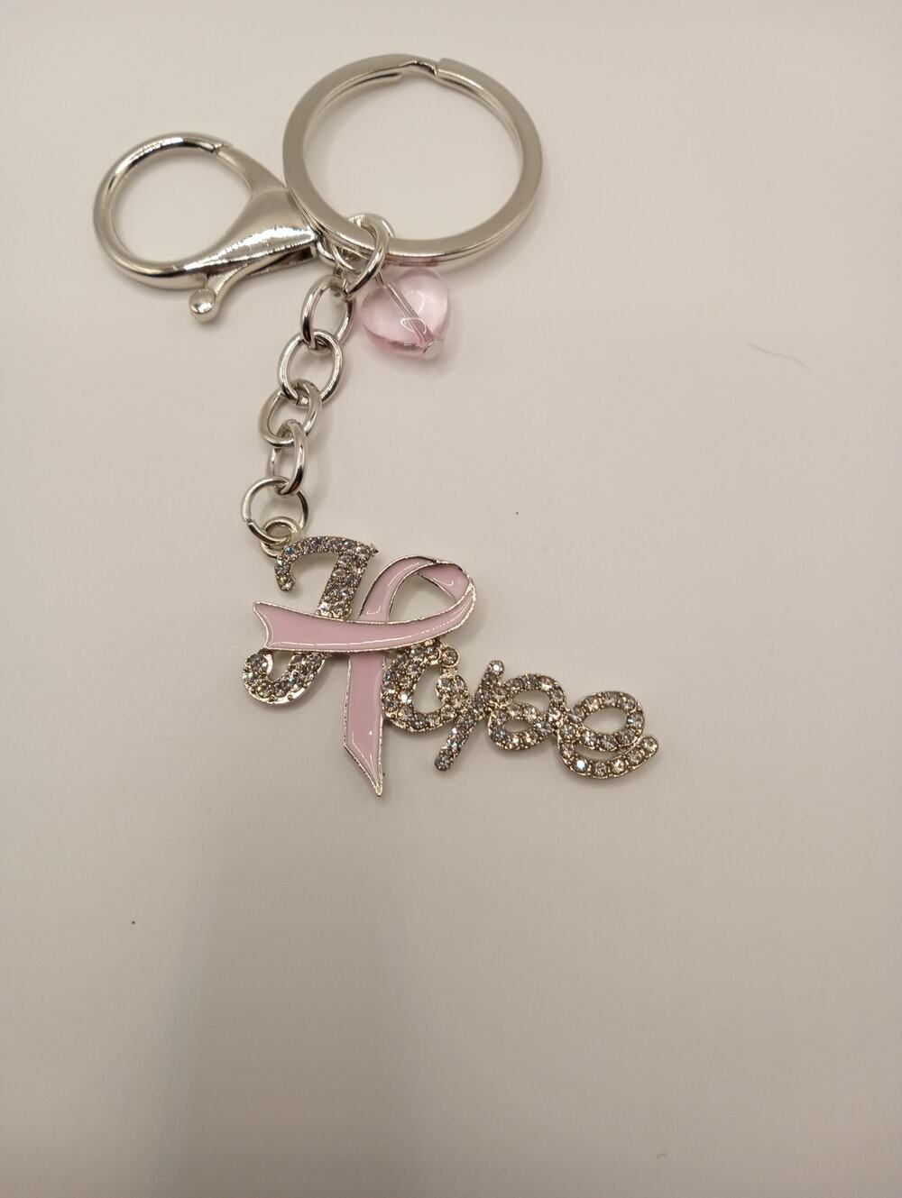 BAG CHARM/ KEYCHAIN HOPE SILVER TONE 1248-1250